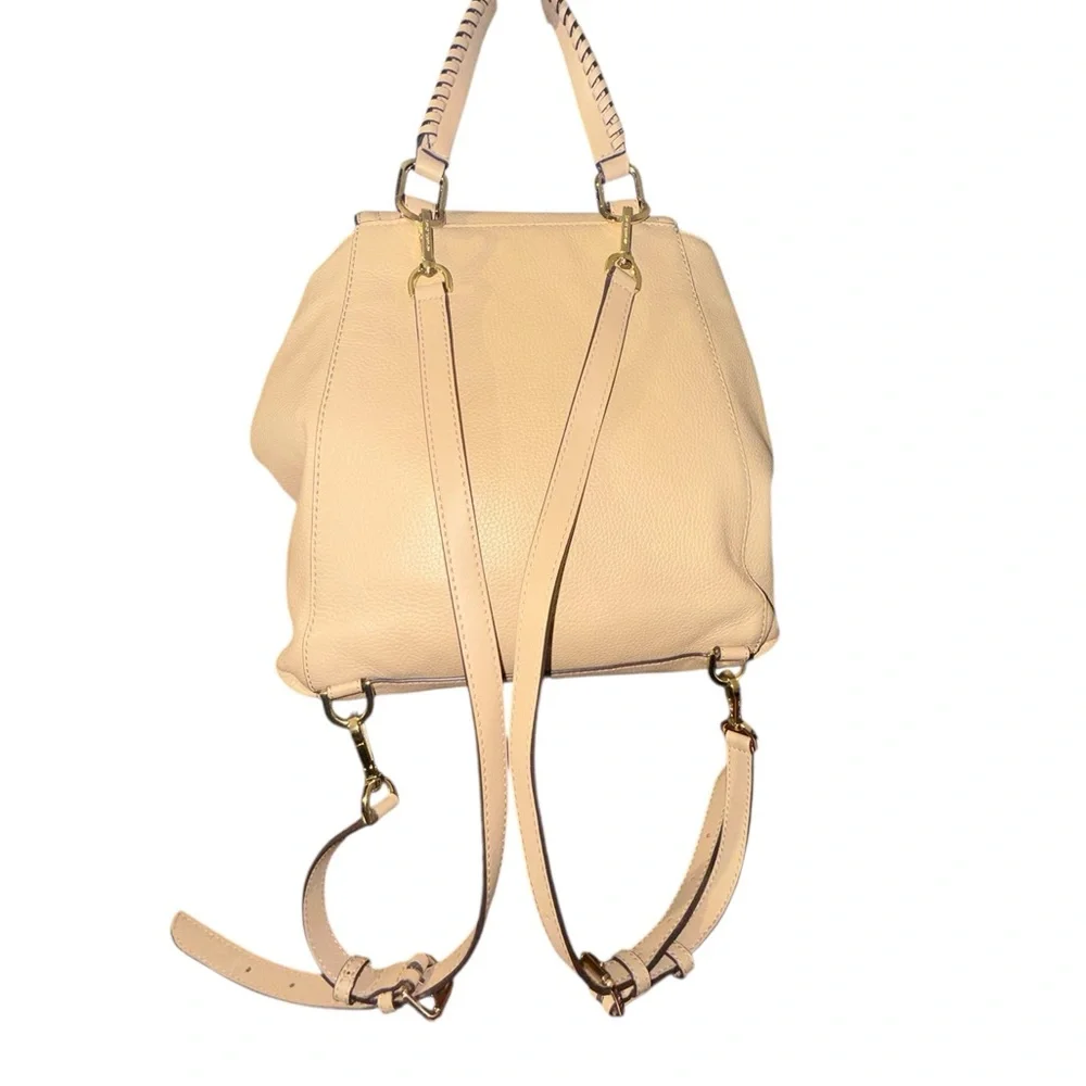 Michael Kors Freya Medium Convertible Pebbled Leather Backpack - Picture 4 of 10